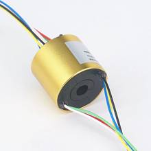 12.7mm buraco 33mm od 6 fios 5a 250 rpm cápsula anel deslizante liga caso para monitor gerador de energia eólica robótico 2024 - compre barato