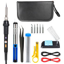 Electric Soldering Iron 60W Temperature Adjustable Welding Rework Station Heat Pencil Repair Hand Tools Set 2024 - buy cheap