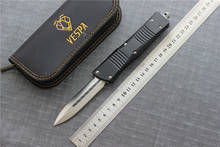 VESPA Knife Blade:D2(D/E Satin) Handle:Aluminum,Outdoor camping survival knives EDC tools,6 colors 2024 - buy cheap