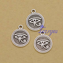 20pcs/lot--15mm, Antique silver plated Eye of Horus charms ,DIY supplies, Jewelry accessories 2024 - buy cheap