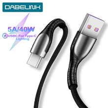 USB 3.1 Type C 5A Cable Quick Charge 3.0 Supercharged USB C Cable For Huawei mate 30 20 Pro Samsung Note S 10 USBC Charger Cord 2024 - buy cheap