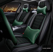 De cuero de lino cubierta Universal de asiento de coche para Mazda 3 6 2 CX-4 CX-5 CX-7 Axela ATENZA LAND CRUISER 2 octavia a5 accesorios de coche 2024 - compra barato