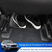 Автомобильный Органайзер QHCP для хранения под сиденьем, поддон для сидения, подходит для Subaru Forester 2019 2020 2021, аксессуары 2024 - купить недорого