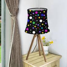 Cubierta de lámpara Floral con estampado de puntos para lámpara de mesa, pantalla de lámpara de pared, luz colgante moderna, soporte de luz decorativo para el hogar 2024 - compra barato
