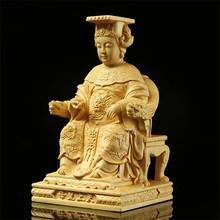Chinese statue of Lin Mo, Lin Moniang, wood carving, Mazu, sea goddess, car decoration, ma-tsu figures 2024 - buy cheap