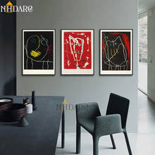 Abstract Miro Style Canvas Print Painting Poster Wall Pictures for Living Room Office Corridor Entrance Wall Art Home Decor 2024 - buy cheap