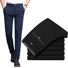 Men‘s Suit Pants Spring and Summer Male Dress Pants Business Office Elastic Wrinkle Resistant Big Size Classic Trousers Male 2024 - buy cheap