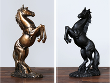 Nordic artwork sculpture horse resin statuett craft Statues home Ornaments decoration Accessories office gift p0469 2024 - buy cheap