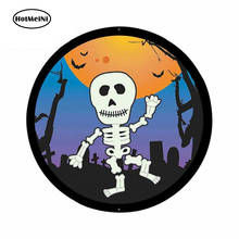 HotMeiNi 13cm x 7.6cm for Halloween Spooky Kid Horror Skeleton Funny Car Stickers RV VAN 3D DIY Fine Decal Vinyl JDM Graphics 2024 - buy cheap