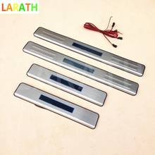 For Toyota Corolla 2014 2015 2016 2017 stainless steel led auto door sill illuminated sills scuff plate thresholds Car Styling 2024 - buy cheap