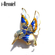 New Fashion Metal Animal Bird Brooches Crystal Enamel Lapel Pin Brooch Jewelry Luxury Corsage Gifts for Women Accessories 2024 - buy cheap