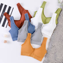 Fashion Women Tank Crop Top Seamless Underwear Female Crop Tops Sexy Lingerie Intimates With Removable Padded Camisole Femme 2024 - buy cheap