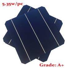 50Pcs 5.35W 156 * 156MM Photovoltaic Mono Solar Panel Cell 6x6 Grade A High Efficiency For DIY Monocrystalline Silicon Panel 2024 - buy cheap