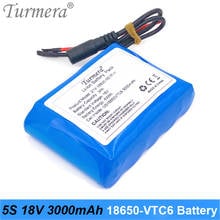 5S 18V 21V литиевый аккумулятор 3000mAh перезаряжаемый US 18650VTC6 3000mAh 30A батарея с 5S BMS для отвертки 18V 21V 2024 - купить недорого