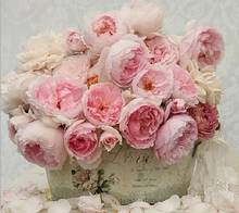 Романтический розовый цветок Love rose для вышивки 14 карат, подсчитанный, без принта, наборы для вышивки крестиком, ручная работа, искусство, Настенный декор 2024 - купить недорого