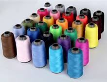 Juego de hilos de coser de poliéster, máquina de coser a mano, 30 colores diferentes, 1200 m/rollo, 5 rollos 2024 - compra barato