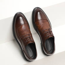 Zapatos formales de primavera Oxford para hombre, zapatos de cuero con cordones, zapatos formales para hombre 2024 - compra barato