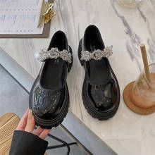 Lolita sapatos flores fivela mary janes sapatos femininos sapatos de plataforma dedo do pé redondo salto alto bombas femininas meninas sapatos casuais 2024 - compre barato