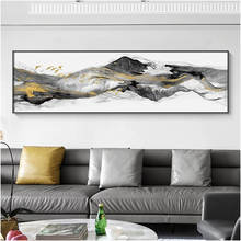 Bordado de diamantes de estilo chino, paisaje abstracto dorado, 5D, bricolaje, mosaico, costura, sala de estar, DecorZP-3005 2024 - compra barato