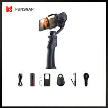 Funsnap-suporte estabilizador 3-axis para celular, compatível com iphone, gopro 7, 6, 5, sjcam, eken, yi action camera, zoom 2024 - compre barato