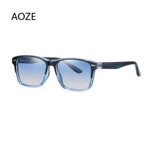 AOZE 2021 Brand Men Retro Polarized TR90 Gradient Sunglasses Men  Vintage Eyewear Accessories Sun Glasses  oculos de sol UV400 2024 - buy cheap