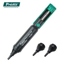 Pro'skit Proskit 8PK-366N-G всасывающие присоски для оловянного припоя, демонтажный пистолет, ручка для пайки, ручные инструменты, демонтажный насос 2024 - купить недорого