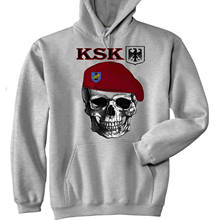 2020 KSK GERMAN SPECIAL FORCES MEN NEW COTTON GREY HOODIE - ALL SIZES IN STOCK 2024 - buy cheap