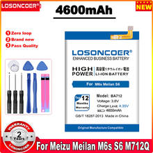 Losoncoer bateria ba712, para meizu m6s meilan s6 mblu s6 m712h m712c, m712m, m712q, M712Q-B de baterias de celular 2024 - compre barato