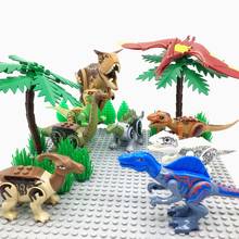 30 Dino Jurassic Park World for Kids Boys Toys MOC Juguetes Compatible City Classic Building Blocks Dinosaurs For Children Gift 2024 - buy cheap