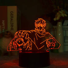 Lámpara de escritorio 3D decorativa con Interruptor táctil, luz LED nocturna de Anime, Gojo Satoru, luz nocturna, Jujutsu Kaisen, decoración para dormitorio, regalo para fanáticos infantiles 2024 - compra barato
