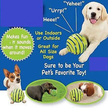 Ball Dog Sound Toy Pet Toys Silicon Jumping Interactive Dog Toys For Large Dogs Ball Safe Training E 2024 - buy cheap