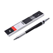 Lápices mecánicos de Metal, lápiz automático de 2,0mm, soporte de plomo 2B, juego de bolígrafos de dibujo con 12 cables, papelería de escritura 2024 - compra barato