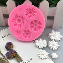 Silicone Mold New 3D Flower Fondant Craft Cake Candy Chocolate Sugarcraft Sorbet Baking Tool Soap Mold Cake Decorator Kitchen To 2024 - buy cheap
