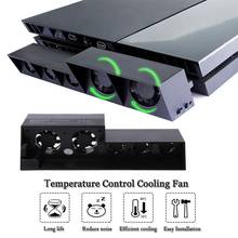 Супер охлаждающий вентилятор для консоли PS4 USB, внешний умный контроллер температуры для Sony Playstation 4, консоль PS4 2024 - купить недорого