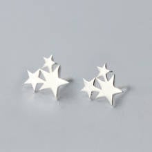 Fashion Silver Color Small Star Stud Earrings For Women Prevent Allergy Brincos pendientes mujer moda 2020 Brincos A123 2024 - buy cheap