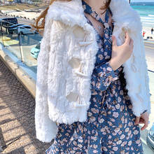 Jacket Women Faux Fur Coat Wool Lamb Fur Coat Women's Autumn And Winter Veste Femme 2024 - buy cheap