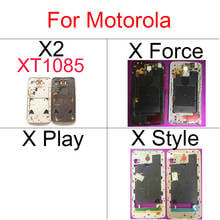 Средняя пластина ободок шасси для Motorola Moto X 2-го поколения X2 X + 1 XT1085 Force Play Style Droid Turbo 2 ЖК средняя рамка ободок корпус 2024 - купить недорого