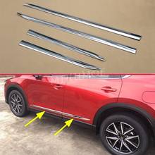 Chrome Door Body Side Skirts Trims Cover For Mazda CX-5 KF 2017-2021 2024 - buy cheap