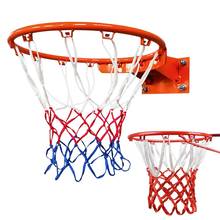 1pc High Quality Durable Standard Size Nylon Thread Sports Basketball Hoop Mesh Net Backboard Rim Ball Pum 12 Hooks 3 Colors 2024 - buy cheap