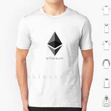 Ethereum Logo T Shirt Cotton Men DIY Print Ethereum Logo Crypto Bitcoin Eth 2024 - buy cheap