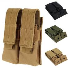 Outdoor Sports Tactical Double Molle Pistol Magazine Pouch Flashlight Holder Airsoft Gun Accessories Hunting Waist Belt Bag 2024 - buy cheap