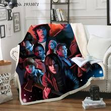 Stranger Things 3D Printed Fleece Blanket for Beds Thick Quilt Fashion Bedspread Sherpa Throw Blanket Adults Kids 10 2024 - buy cheap