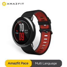 Оригинальные Смарт-часы Amazfit Pace Amazfit, Смарт-часы с Bluetooth, GPS, информацией, пульсометром, интеллектуальным монитором для Android 2024 - купить недорого