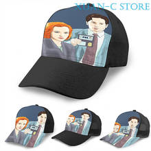 X Files we re with the FBI Basketball Cap men women Fashion all over print black Unisex adult hat 2024 - buy cheap