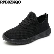 Cheap Shoes China Breathable 5 Trainers Black Ladies Sneakers Designer Flats Elderly 2021 Women Chinese Mesh Round Toe Lace Up 2024 - buy cheap