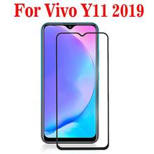 3D Full Glue Tempered Glass For Vivo Y11 2019  Full Screen Cover Screen Protector Explosion proof Film For Vivo Y 11 2019 2024 - buy cheap