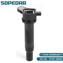 SOPEDAR-bobina de encendido para coche, sistema de motor automático para KIA RIO HYUNDAI VERNA ACCENT Dodge 1.6L L4 27301-26640, 2006, 2011, 1 unidad, 27301 2024 - compra barato