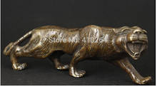 Estátua de tigre animal esculpida em cobre chinês 2024 - compre barato