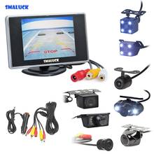 SMALUCK 3.5" Car Rearview Monitor Auto Parking Vedio Night Vision HD Backup Reverse Rear View Car Camera Easy Connect 2024 - buy cheap