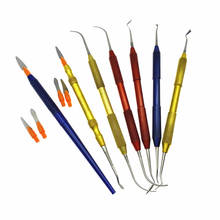 Herramientas de tallado de cera de muñeca para dentista, espátula con cuchilla, herramientas de laboratorio Dental, 1 ud. 2024 - compra barato